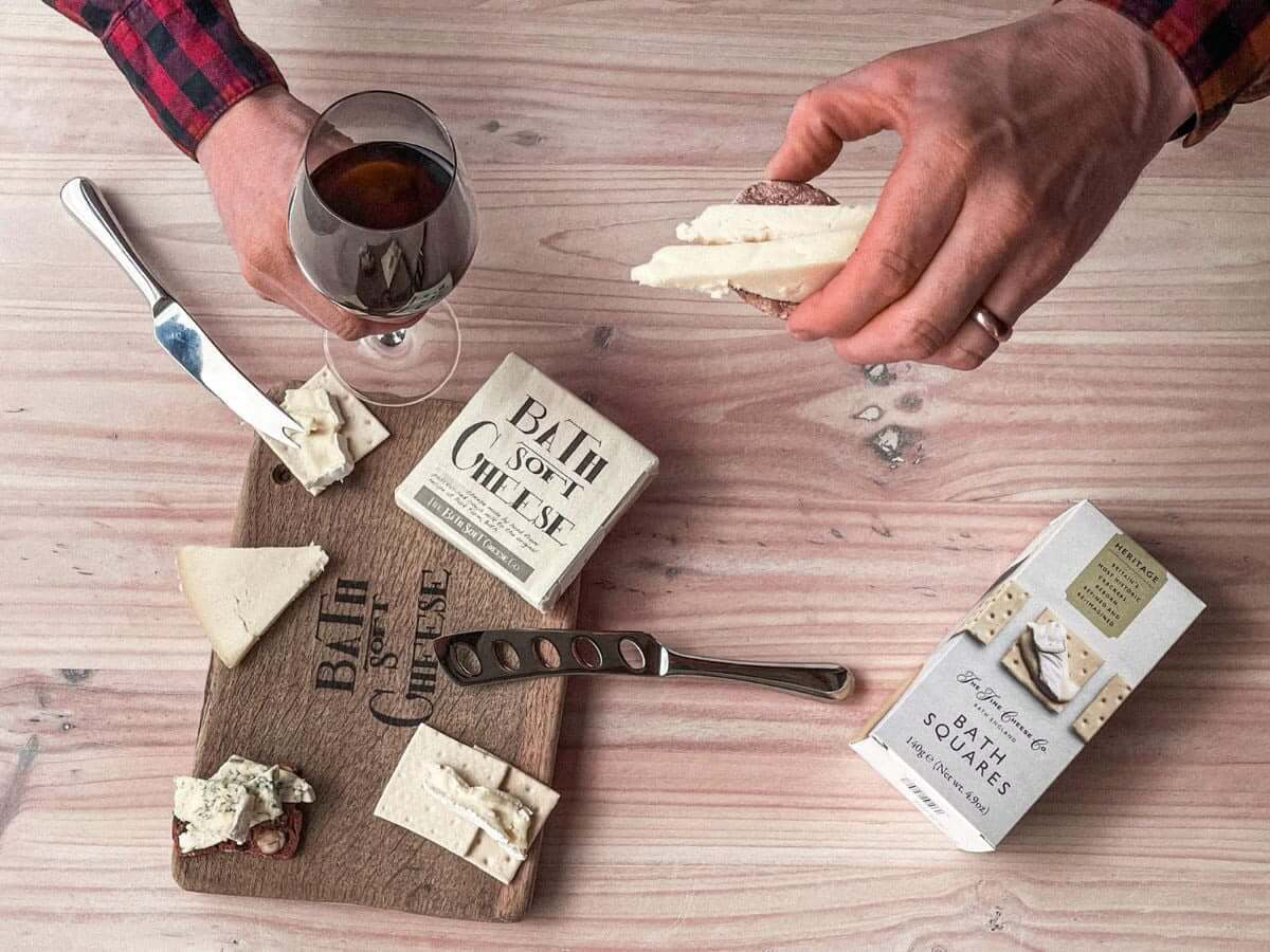 Bath Soft Cheese & Wine Tasting Bundle: Pre-recorded via Youtube