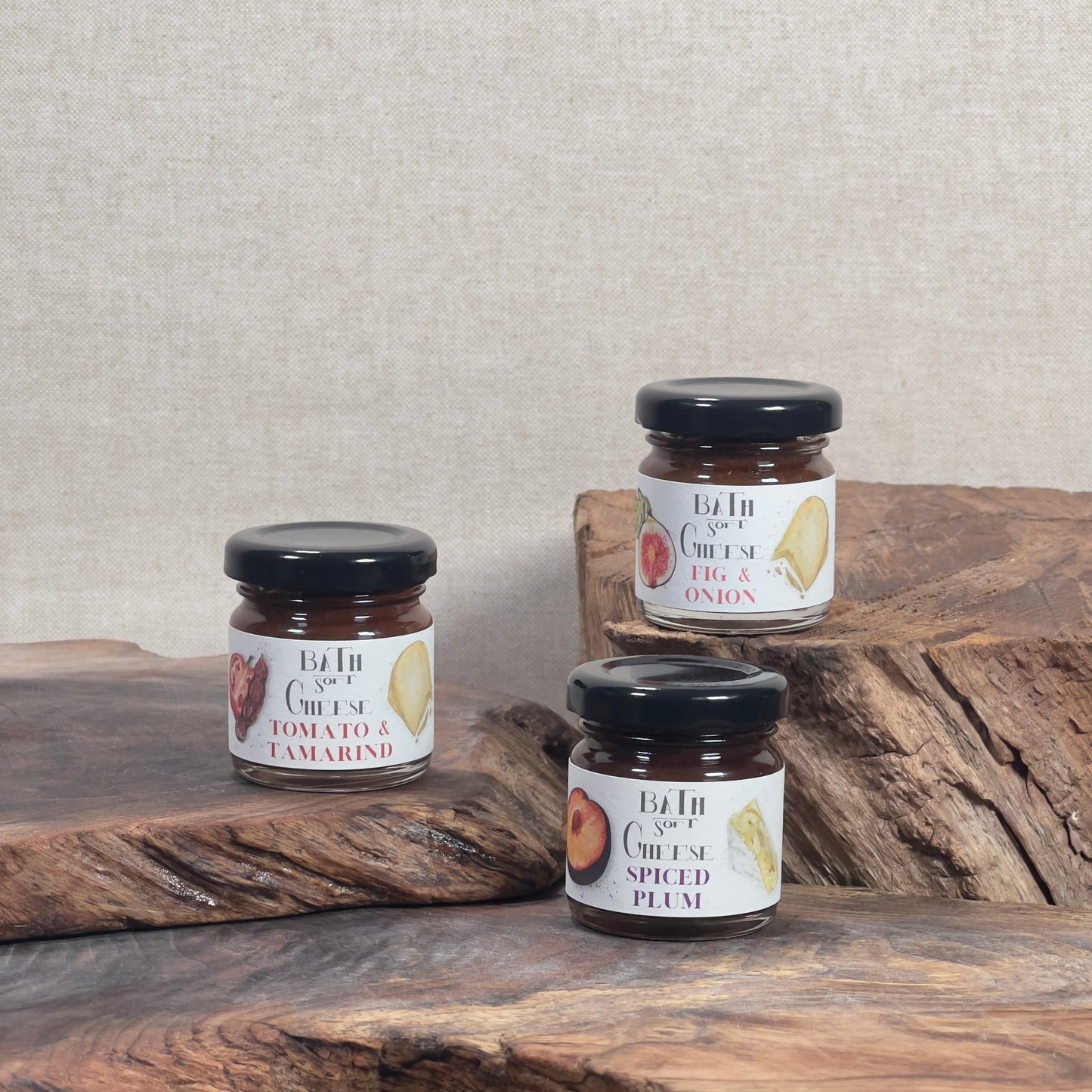 Bath Soft Cheese - Trio of Chutneys 3 x 40g