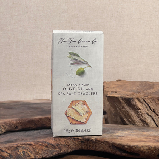 Extra Virgin Olive Oil and Sea Salt Crackers - Fine Cheese Co.