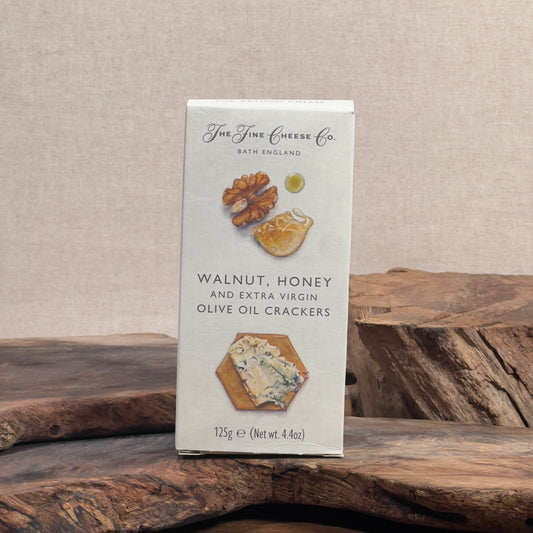 Walnut, Honey and Extra Virgin Olive Oil Crackers - The Fine Cheese Co.